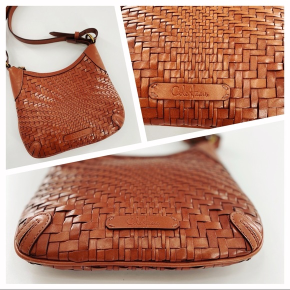 Cole Haan Handbags - COLE HAAN Genevieve Crossbody Bag Brown Leather